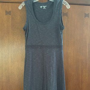 Horny Road Charcoal Gray/Black Tank Dress Size Small